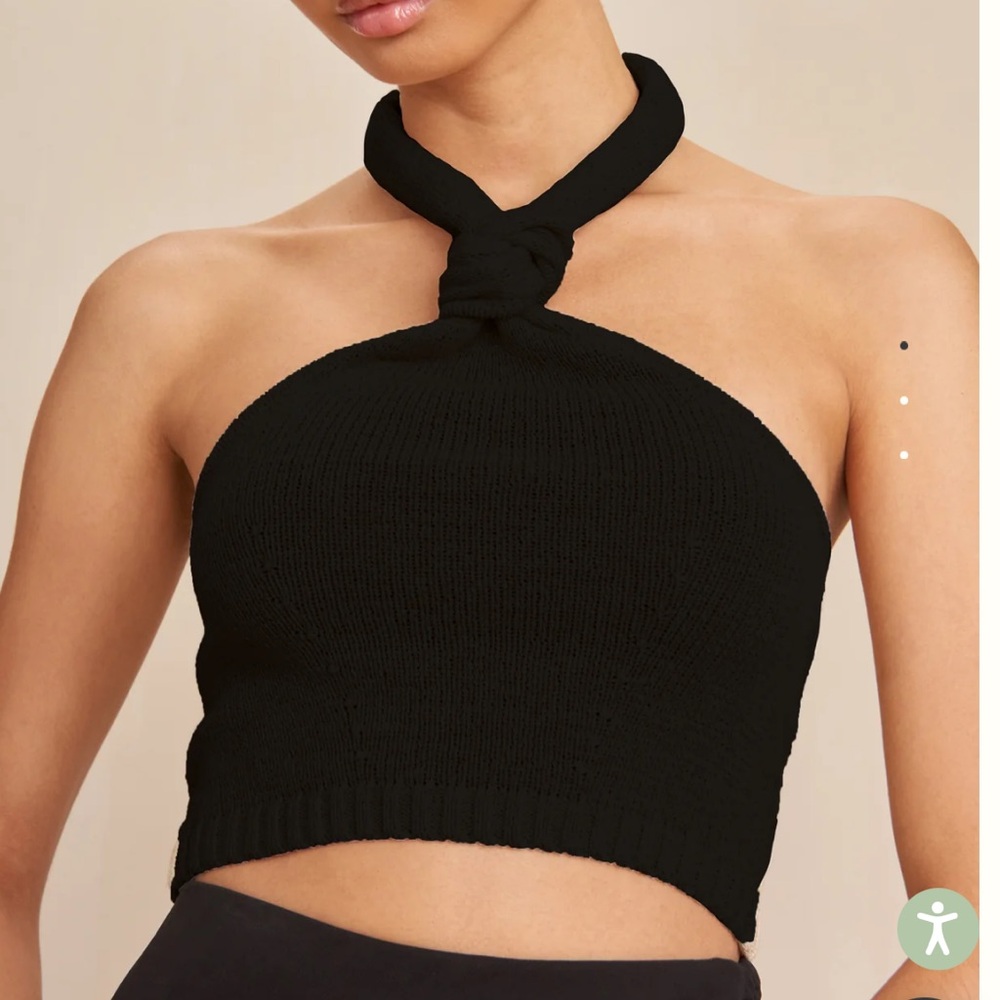 Cult Gaia Sorine knit top size small